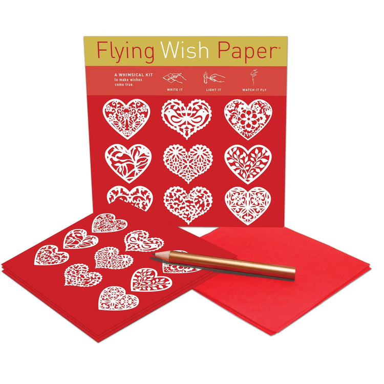 Flying Wish Paper | Red Butterfly 15 Sheets