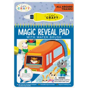 Magic Reveal Pad | All Aboard Trains! 3+