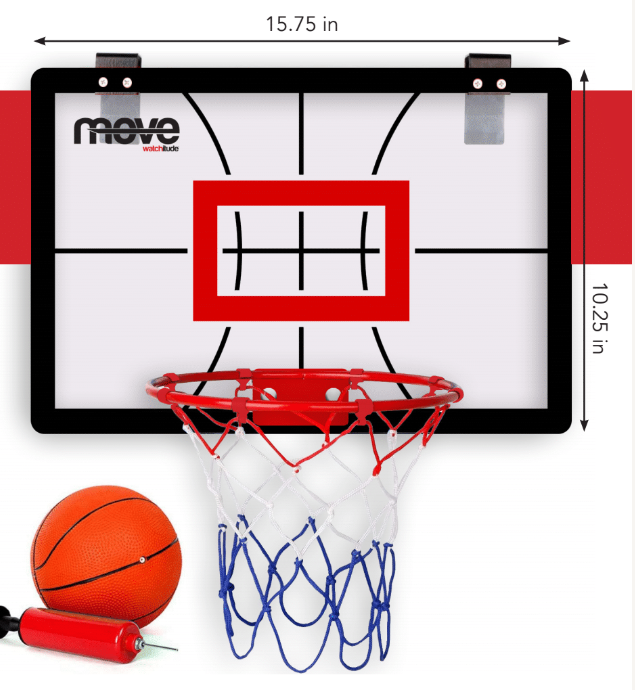Mini Basketball Hoop Set Wall Mount Toy Portable Stand Indoor