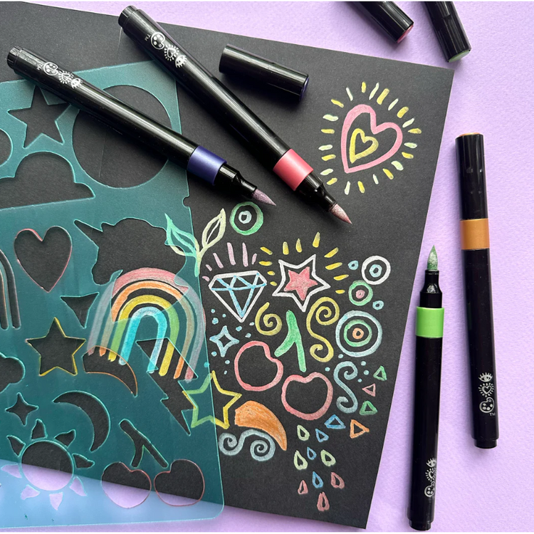 iHeartArt Metallic Dreams Marker All-In-One Set 8+