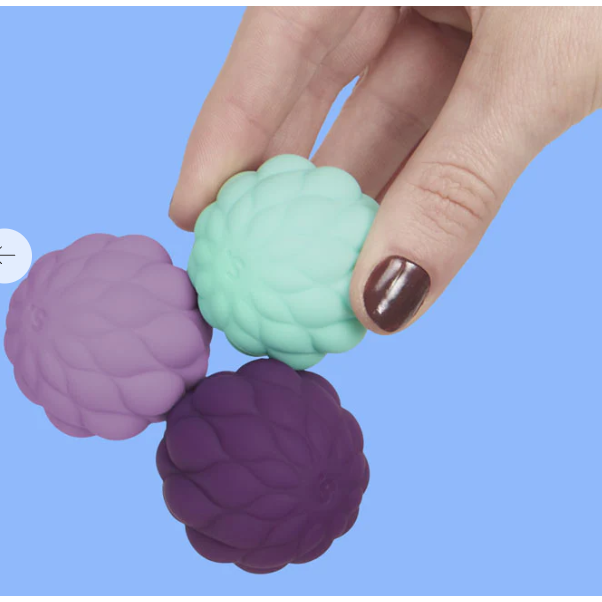 Odds Vivid Silicone Fidget Magnets | Purple Puffs - 2