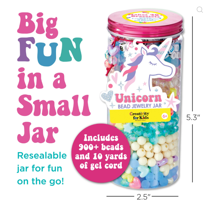 Bead Jewelry Jar 6+ - 13
