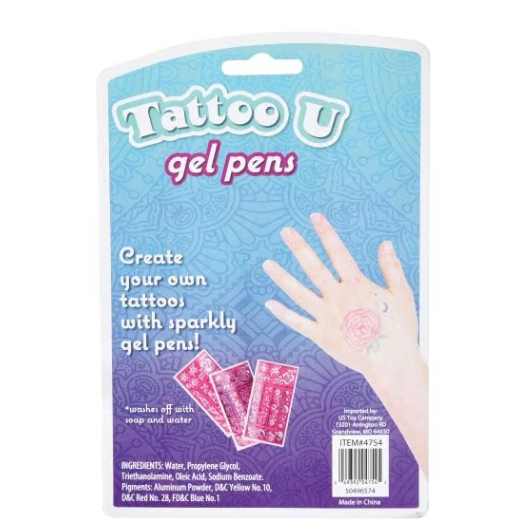Tattoo U Gel Pens 6+ - 2