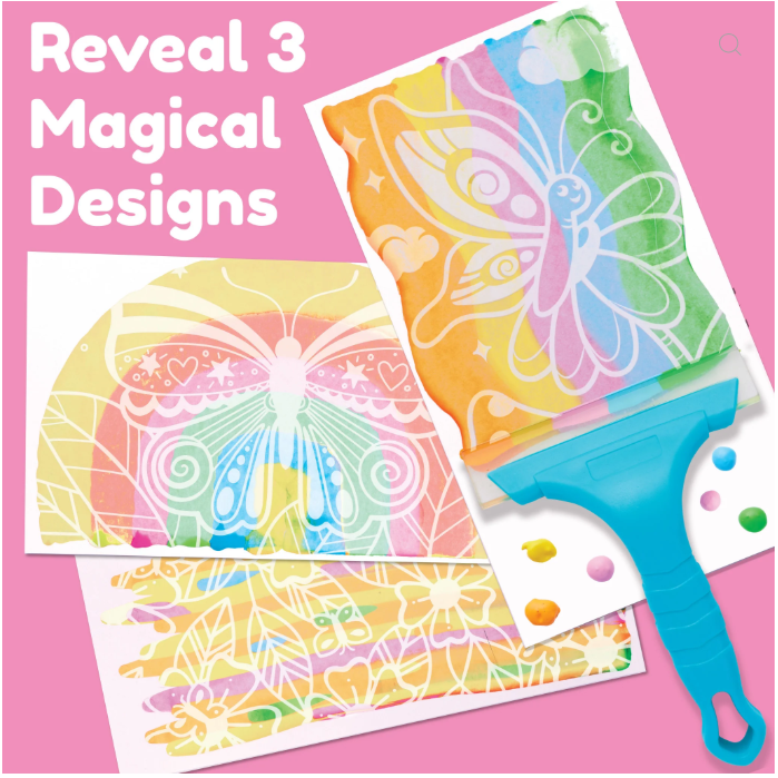 Magic Reveal Squeegee Art | Butterfly 7+ - 5