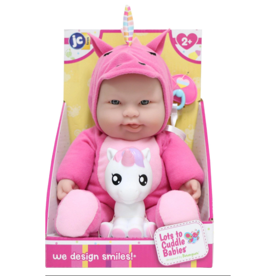Lots To Cuddle | 12" Baby Doll With Pacifier - 3