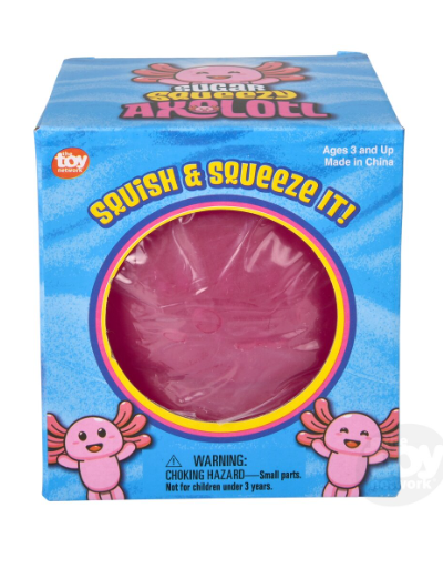 Squeezy Sugar Jumbo | Axolotl 5" 3+ - 4