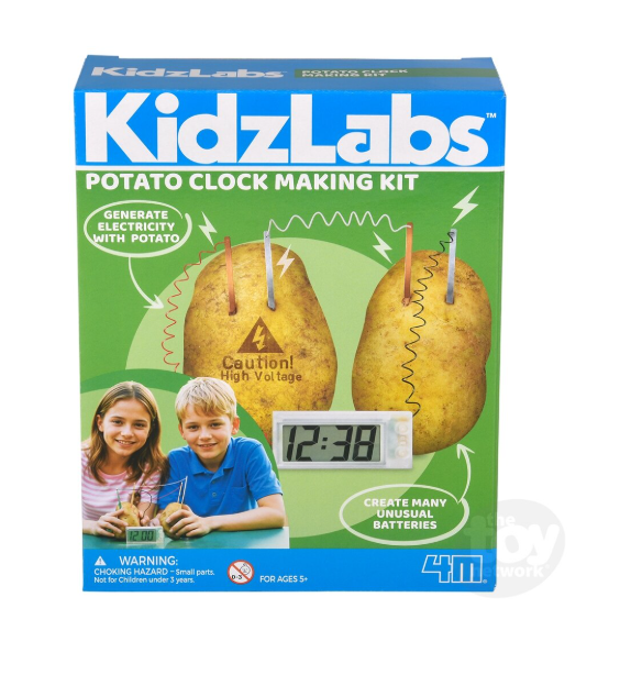 Kidzlabs | Potato Clock Making Kit 5+ - 1