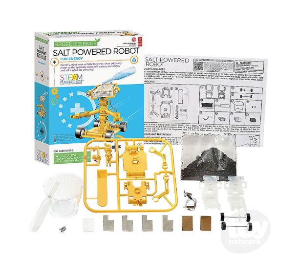 Green Science | Salt-Powers Robot 5+ - CR Toys