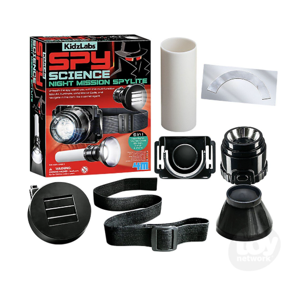 Kidzlabs | Spy Science Night Mission Spylite 5+ - CR Toys