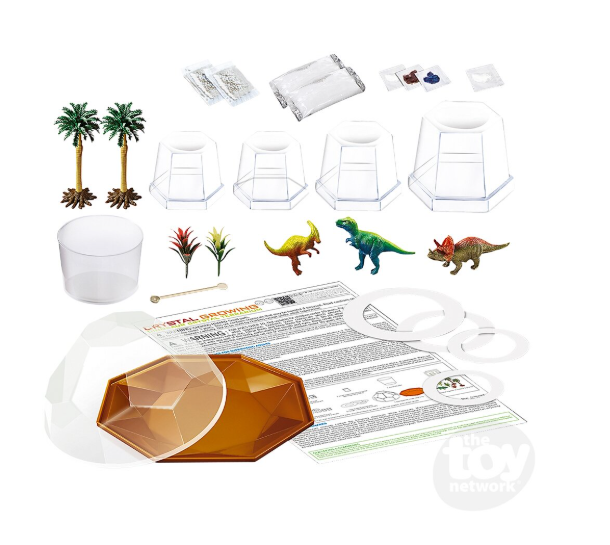 Kidslabs | Crystal Growing Dinosaur Terrarium 10+ - CR Toys