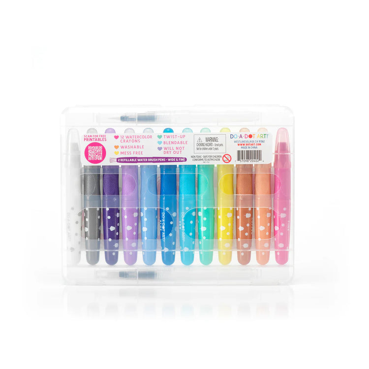 Watercolor Crayons Cotton Candy | 3+ - 3