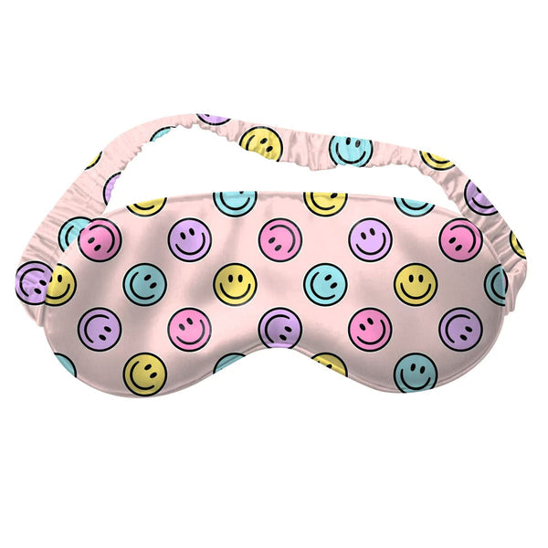 Satin Sleep Mask | Smiley Faces