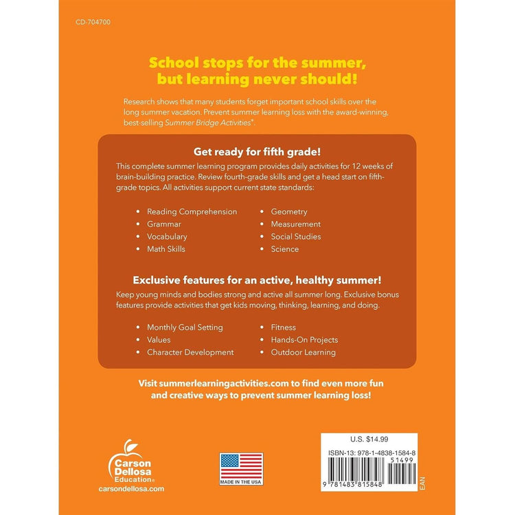 Summer Bridge Books | Grades 4-5