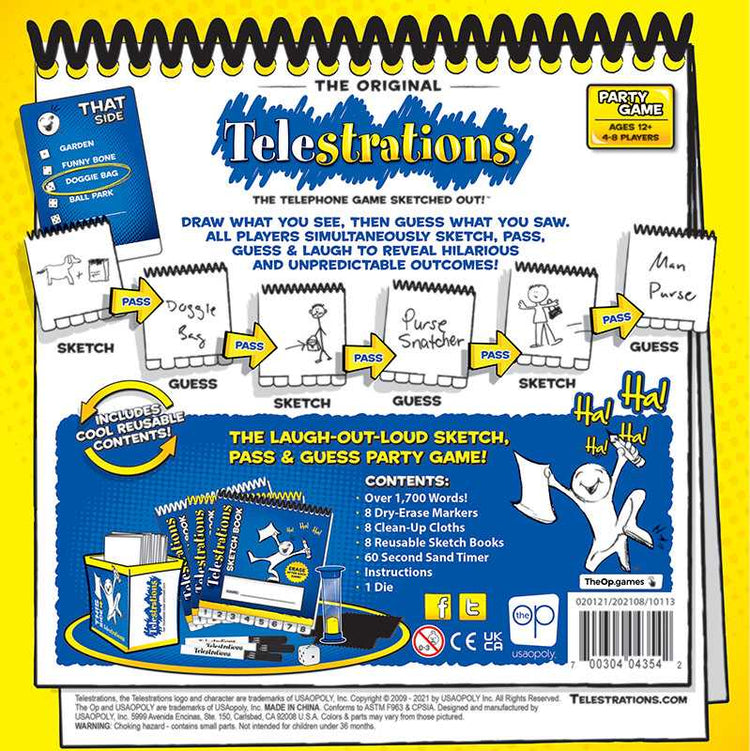 The Original Telestrations - 8 Player Party Pack 10+