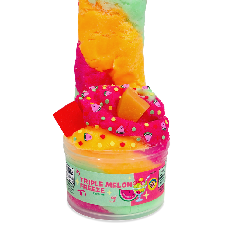 Peachybbies Slime | Triple Melon Freeze Icee Slime - 2