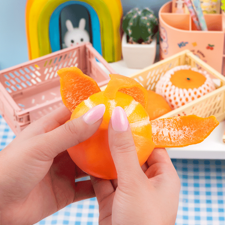 Fidget Sensory | Tangerine Cutie Peeling - CR Toys