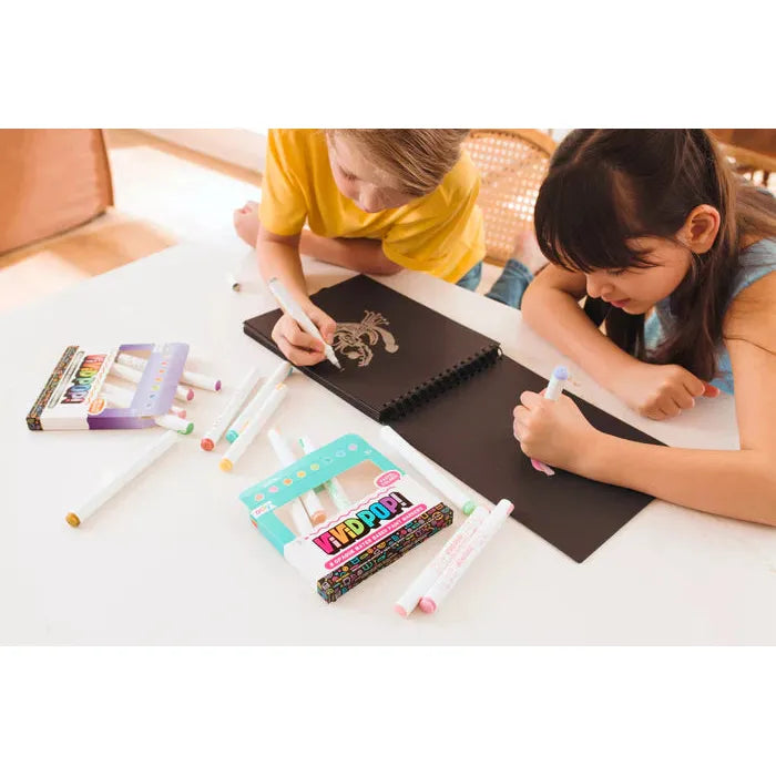 Vivid Pop! 8 Water Based Paint Markers - Metallic