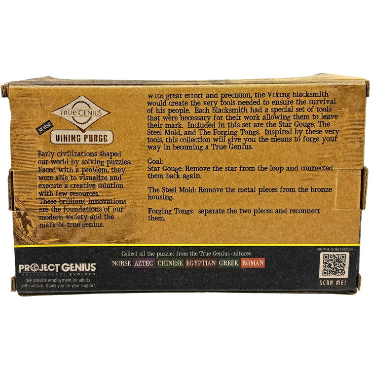 True Genius | Viking Forge 3pc Puzzle Set | Ages 8+