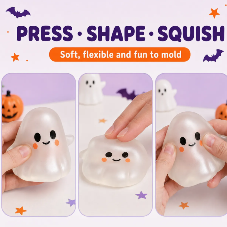 Halloween Ghost | Coconut Oil Squishy - 3