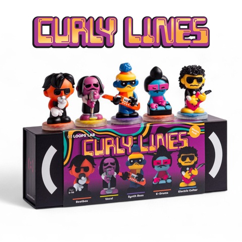 Loops Pop | Curly Lines 5 Doll Band | Electro Funk - 1