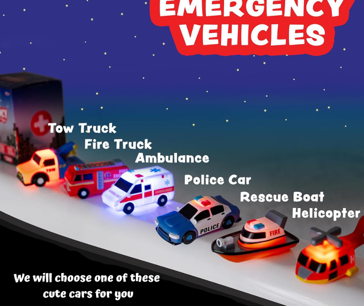 Tub Works | Emergency Cars | Light Up | Mold Free Bath Toy | Ages 1+ - 2