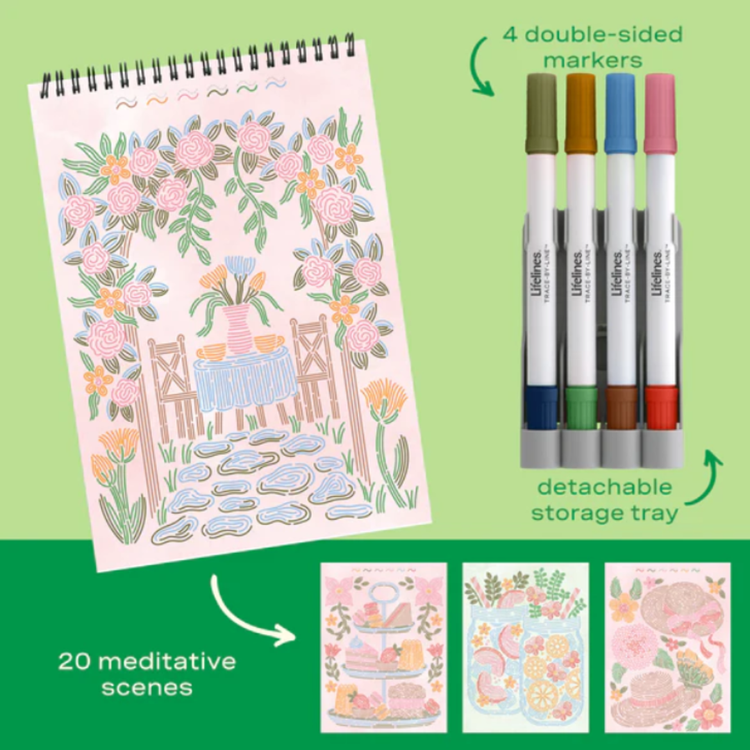 Lifelines | FlowArt | Trace-by-Line, Brunch in Bloom - 2