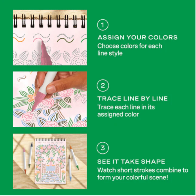 Lifelines | FlowArt | Trace-by-Line, Brunch in Bloom - 5