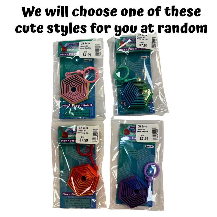 Twiddle 3D Swivel Bag Clip 5+ - 2