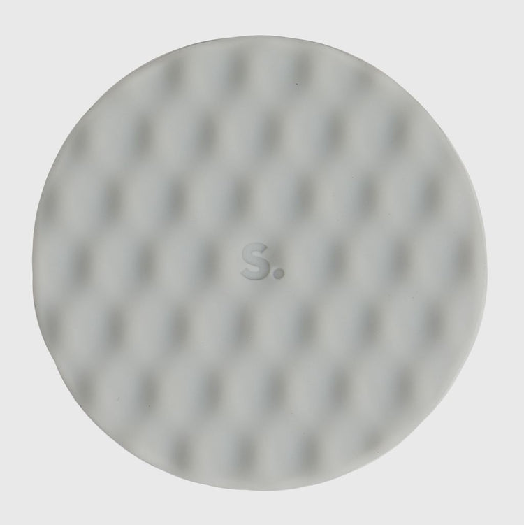 Slabs Silicone Sensory Sticker | Circle Mesh Grey - 4