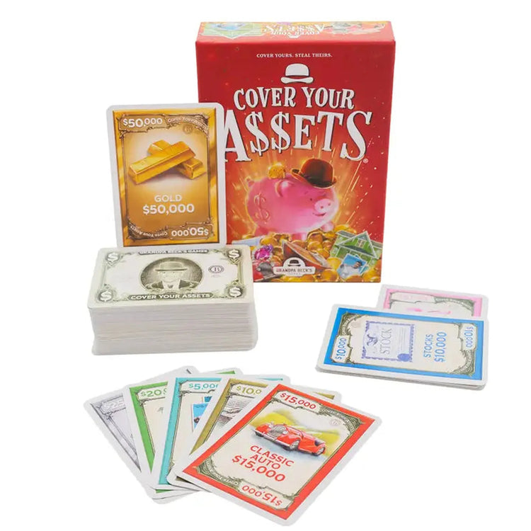 Cover Your Assets Card Game Ages 8+