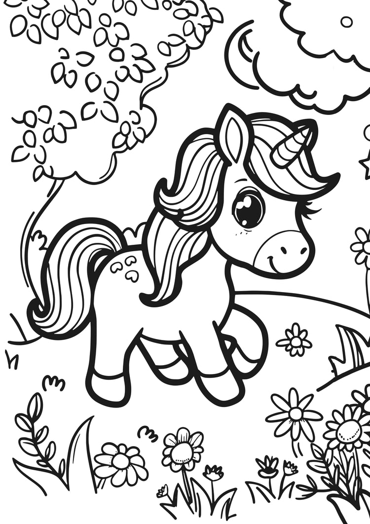 XXL Coloring Book | Unicorns Dreams - 3