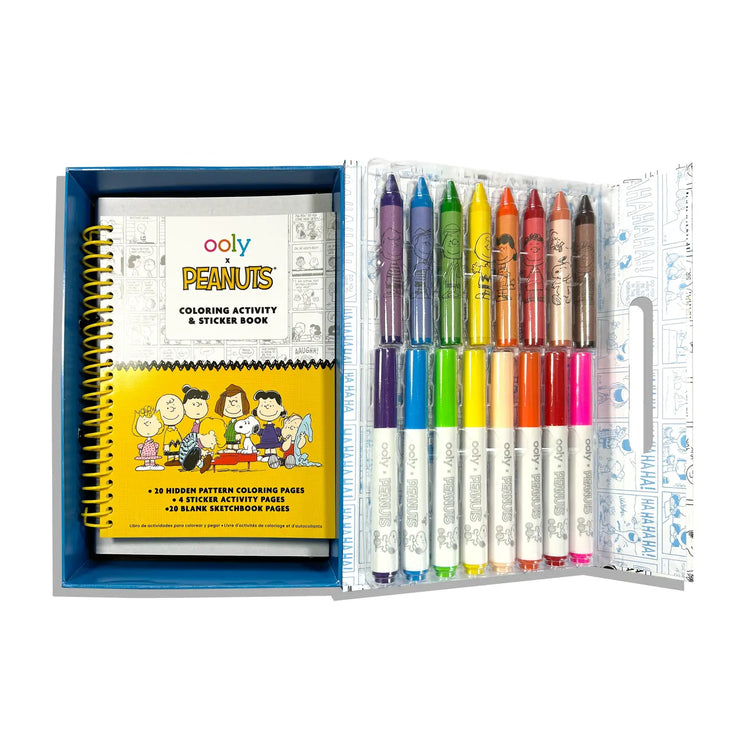 OOLY x PEANUTS Coloring Activity & Sticker Kit 3+ - 2
