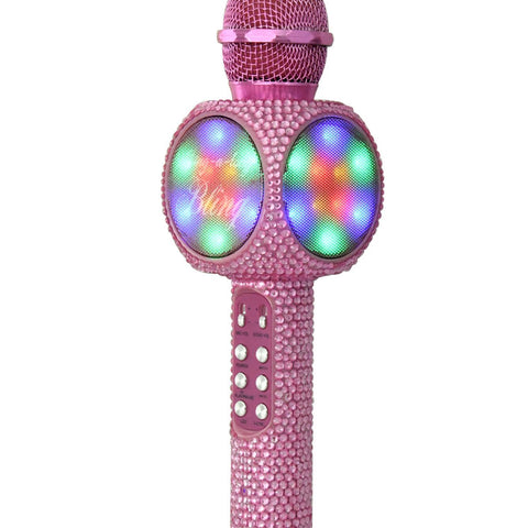 Sing Along Bling | Pink Karaoke Microphone - 1