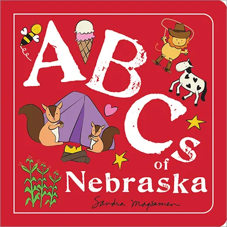 Nebraska Book | Abc's Of Nebraska Board Book - 1