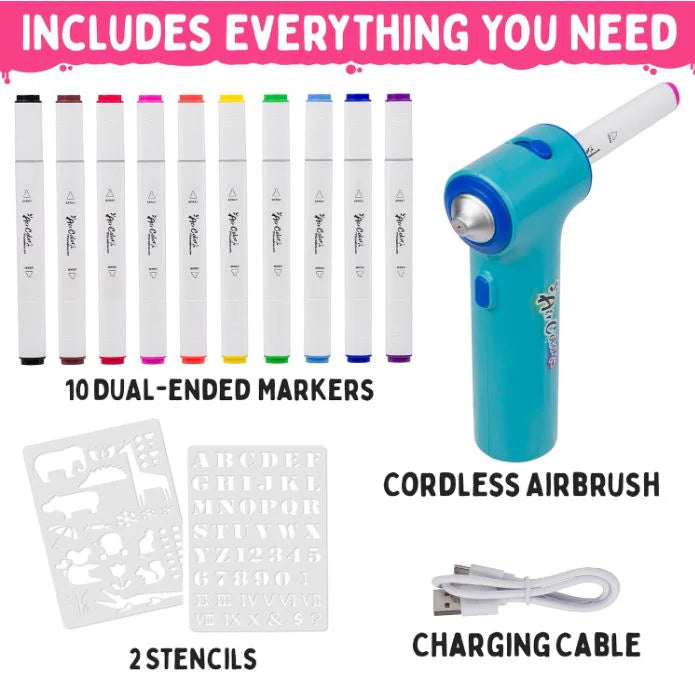 Air Color Airbrush Kit 6+ - CR Toys