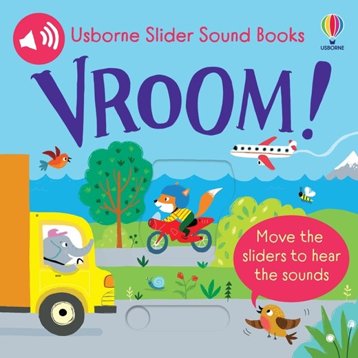 Slider Sound Books | Vroom Board Book for Ages 2+