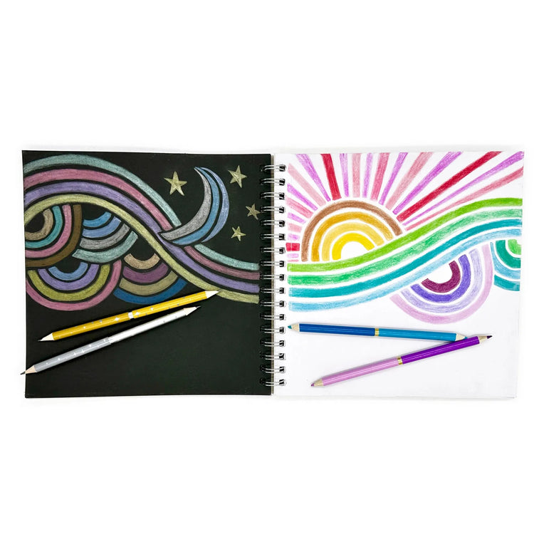 Metallic Dual Ended Colored Pencils Spbs038