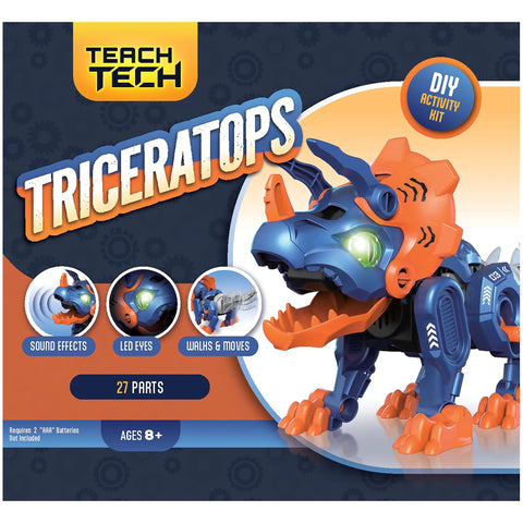 Teach Tech Triceratops Robot DIY Activity Kit 8+ - 1