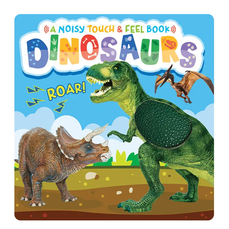 Touch And Feel Board Book |Dinosaurs | CR Toys