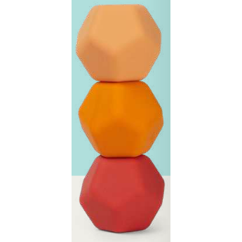 Odds Silicone Fidget Magnets | Orange - 5