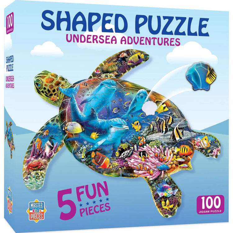Undersea Adventures 100pc Shaped Puzzle