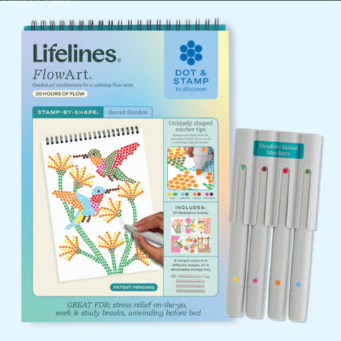 Lifelines | FlowArt | Stamp by Shape | Secret Garden - CR Toys