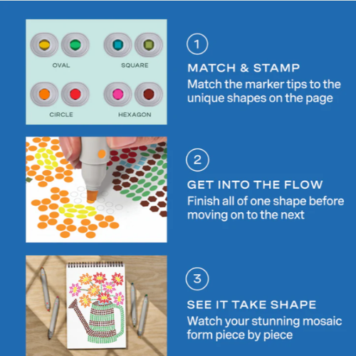 Lifelines | FlowArt | Stamp by Shape | Secret Garden - CR Toys