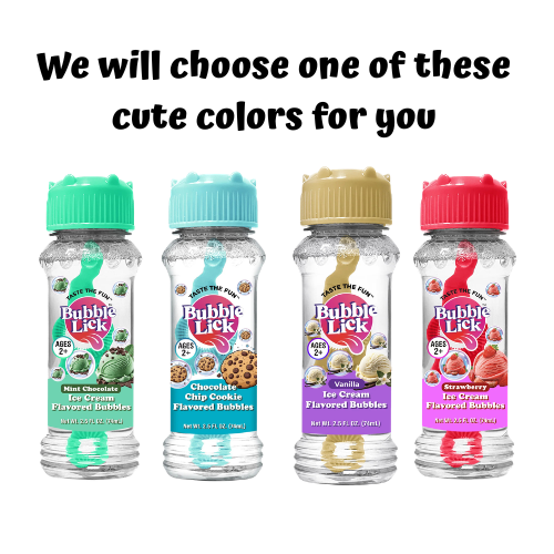 Bubble Lick Edible Bubbles | Ice Cream Flavored - 1