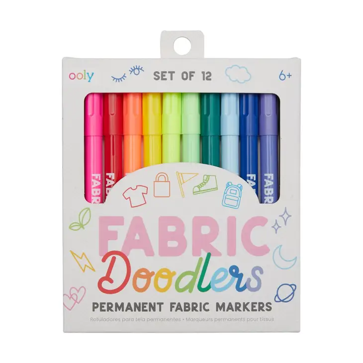 Fabric Doodlers Markers 12Pack 130-102