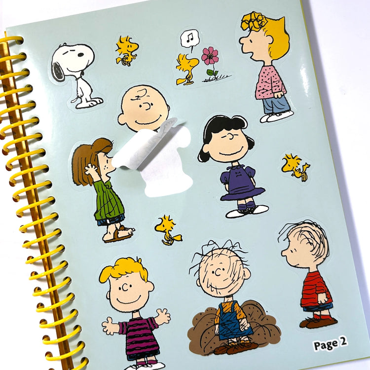 OOLY x PEANUTS Coloring Activity & Sticker Kit 3+