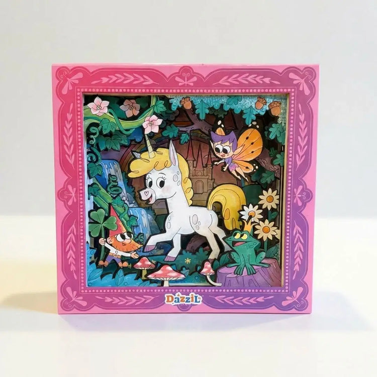 3D Coloring Slides | Unicorn 8+ - 2