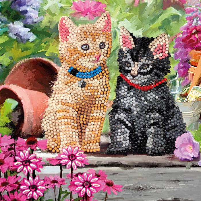 Crystal Art Card Kit | Cat Friends 8+ - 4