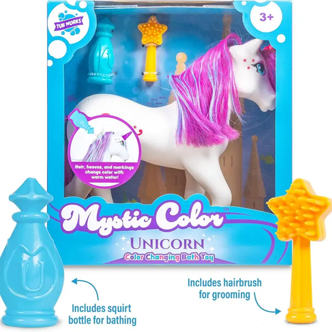 Tub Works | Mystic Color Unicorn | Color Changing Bath Toy 3+ - 1