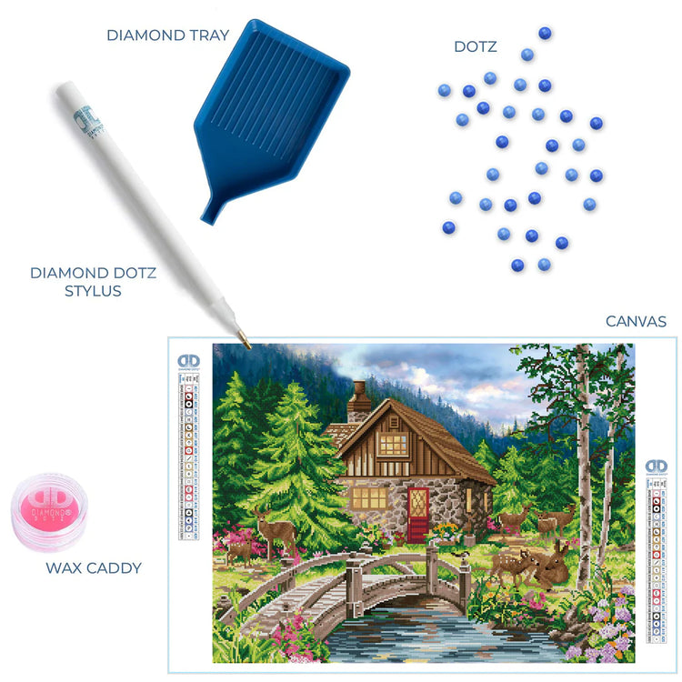 Diamond Dotz | Old Stone Cottage 8+ - CR Toys